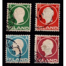 1912 Island - Frederik VIII - AFA 69-72 -  Stemplet.